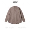 24628-1SDSA秋冬新款痞帅男装简约撞色格纹格子设计长袖衬衫百搭休闲衬衣 商品缩略图1