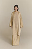 Cortana 26PS 浅金色丝麻inga波光茧型长外套 商品缩略图9