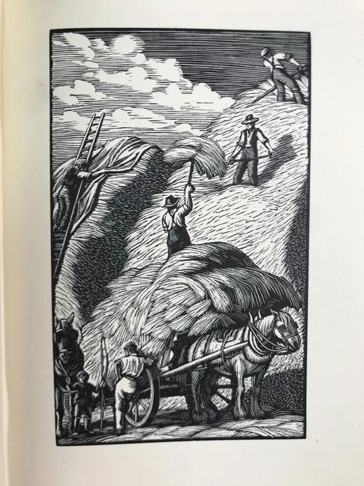 1934年 斯特里特《农夫的荣耀》 拉韦拉特木刻版画插图 精装32开 商品图14