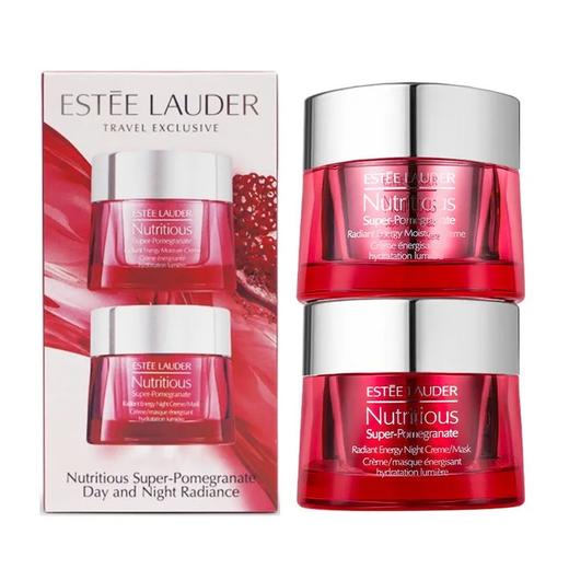 Estee Lauder雅诗兰黛红石榴补水保湿护理套装女 日霜50ml+晚霜50ml护肤套装 商品图0