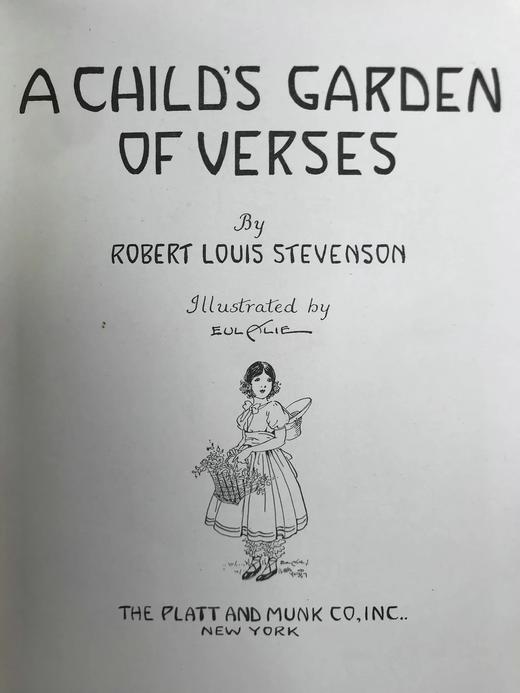 1929年 史蒂文森《童诗花园》 尤拉莉精美彩色插图 精装16开 商品图4