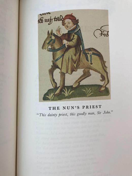 限量版！含藏书票 杰弗里・乔叟《坎特伯雷故事集》 配插图 富兰克林图书馆豪华皮装本 商品图13