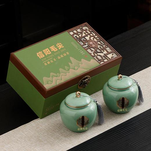 臻品【绿.大双瓷毛尖+1瓷杯】48元1套.整箱10套 商品图1