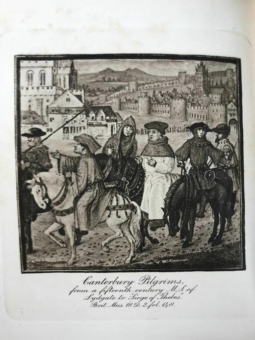 含藏书票！1904年 乔叟《骑士的故事》（现代英文版） 1幅插图 精装36开 商品图3