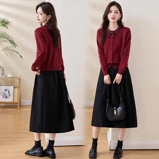 小香风套装两件套甜美休闲套裙XBL8501 商品图2