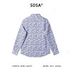 1556SDSA男士秋冬新款痞帅男装潮牌时尚撞色碎花设计长袖衬衫百搭简约 商品缩略图5