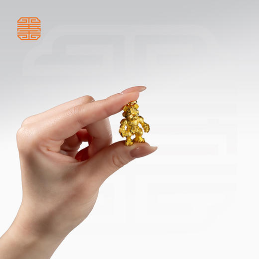 玺匠金铺《足金生肖机甲之狗》足金9999 吊坠项链生日礼物 商品图5
