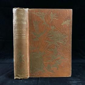 1906年 安德鲁·朗格《橙色童话书》 8幅彩色与大量黑白插图 漆布精装32开
