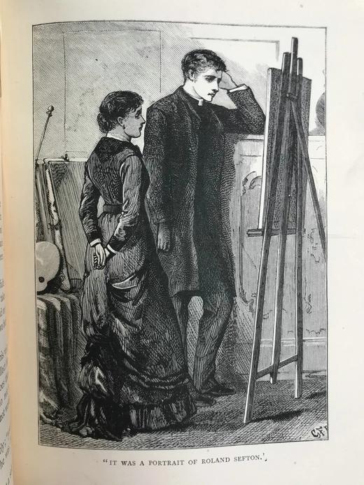 约19世纪后期 赫斯芭·斯特雷顿《蛛网与缆绳》 约6幅插图 漆布精装32开 商品图7