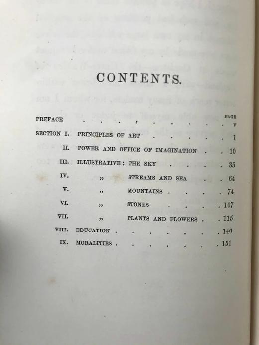 1898年 约翰·罗斯金《现代画家》节选 全真皮精装36开 商品图4
