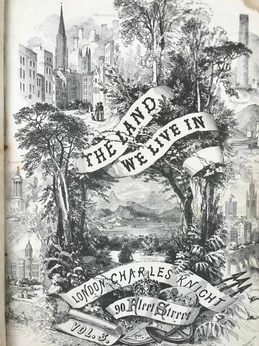 约19世纪后期 大英帝国风光图集（卷3） 百余幅精美版画插图 真皮精装16开 商品图2