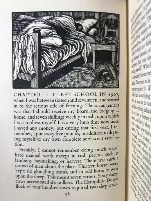 1934年 斯特里特《农夫的荣耀》 拉韦拉特木刻版画插图 精装32开 商品图10