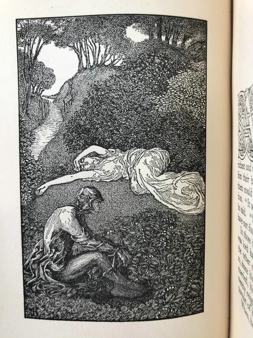 1895年 劳伦斯·豪斯曼《欢乐屋》 豪斯曼兄妹配多幅插图 漆布精装32开 商品图9