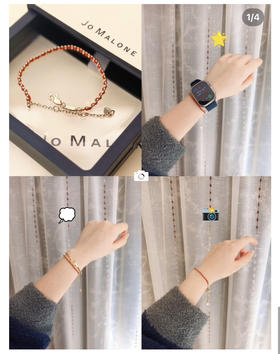 .正品全套授权祖马龙!!!!Jo malone新年幸运红绳 链长20cm