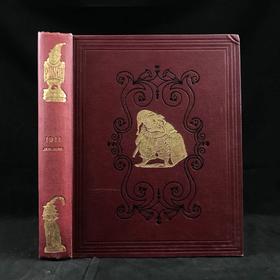 1911年1-6月 英国讽刺漫画杂志《笨拙》 数百幅插图 漆布精装16开