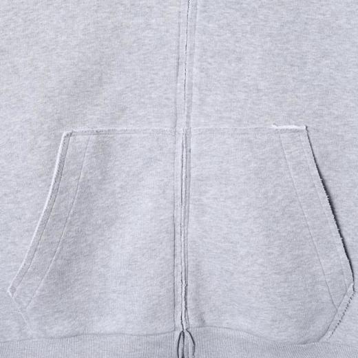 SDSA男士秋冬新款痞帅男装韩版简约胶带印花设计拉链连帽卫衣百搭 商品图3