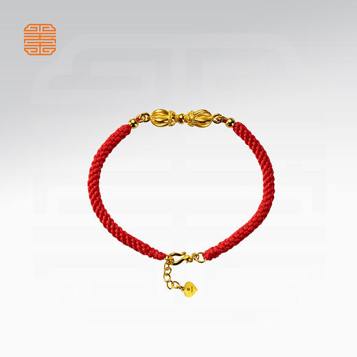 玺匠金铺《金刚杵手链》足金9999 黄金手链 商品图5