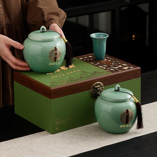 臻品【绿.大双瓷毛尖+1瓷杯】48元1套.整箱10套 商品图6