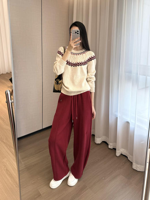 定位织费尔岛100%绵羊毛毛衣 商品图14