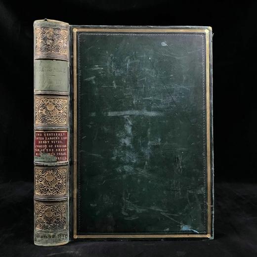 约19世纪后期 莎士比亚作品集（喜剧卷1） 约百幅插图 真皮精装16开 商品图0