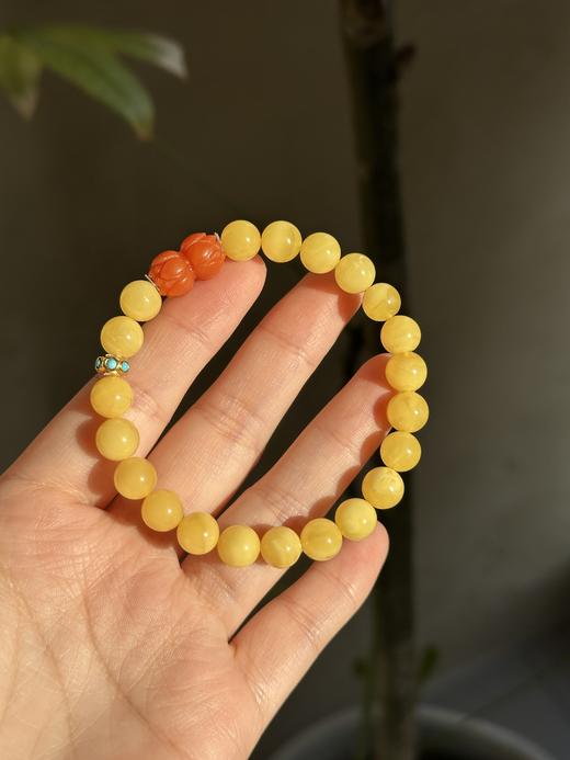 时光的礼物——高品质原创能&L亮 珠宝蜜蜡专场！天燃蜜蜡高货闭眼入，正源俄料、乌料｜白花蜜、金绞蜜、鸡油红一网打尽！亿万年凝华，戴在身上就是和好云打交道～ 商品图9