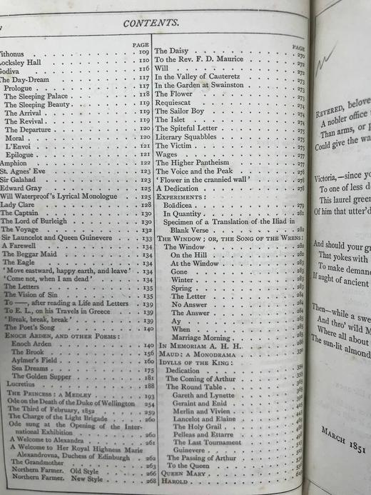 特装本！1878年 丁尼生作品集 1幅肖像插图 全真皮精装32开 商品图5