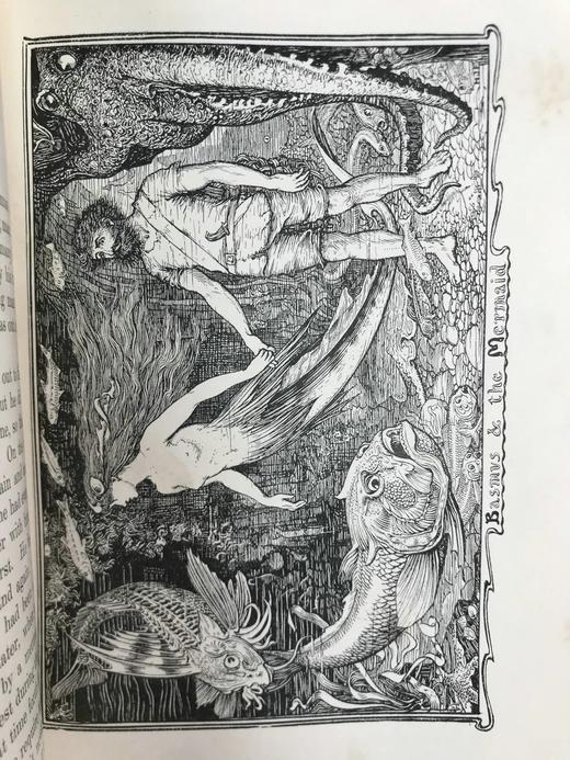 1897年 安德鲁·朗格《粉色童话书》 数十幅精美插图 漆布精装32开 商品图7