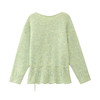 鹿向南「香草冰淇淋」冬季氛围感小清新法式绿色毛针织衣女款上衣 商品缩略图2
