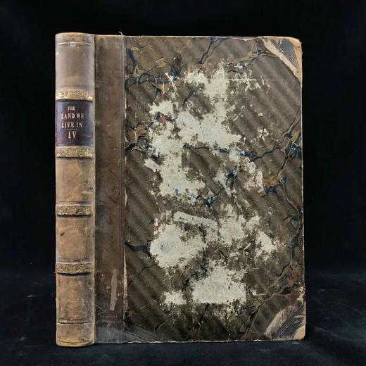 约19世纪后期 大英帝国风光图集（卷4） 百余幅精美版画插图 真皮精装16开 商品图0