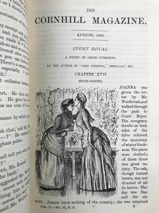 1885年 康希尔杂志 数百幅插图 皮脊精装大32开 商品图11