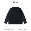 M5201SDSA男士秋冬新款痞帅男装潮牌袖子拼接圆领长袖T恤简约百搭舒适 商品缩略图1