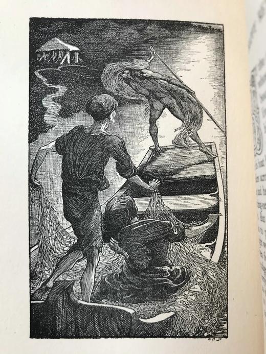 1895年 劳伦斯·豪斯曼《欢乐屋》 豪斯曼兄妹配多幅插图 漆布精装32开 商品图12