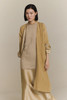 Cortana 26PS 浅金色丝麻inga波光茧型长外套 商品缩略图6