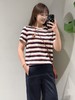 【新年马上蜂猴系列】小禾同款100%棉条纹短袖T恤 商品缩略图5