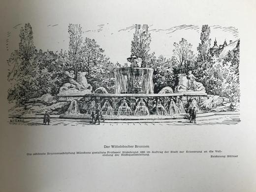 【德语】约20世纪中早期 欧洲城市建筑风光手稿画集 漆布精装大16开 商品图6