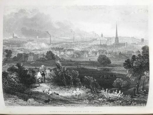 约19世纪后期 大英帝国风光图集（卷2） 百余幅精美版画插图 真皮精装16开 商品图6