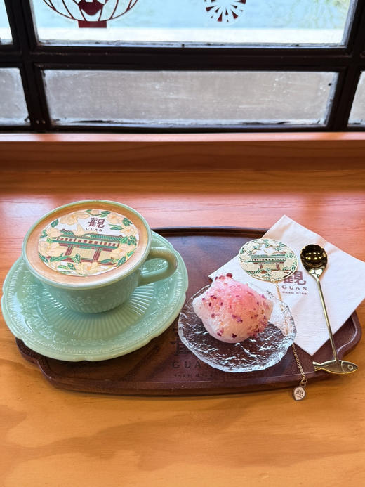 观花港套餐（观花港1杯+琉璃玫瑰柚子蛋糕1个） 商品图0