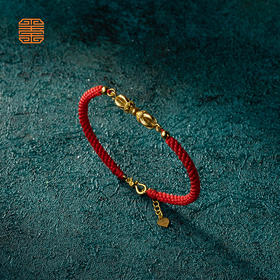 玺匠金铺《金刚杵手链》足金9999 黄金手链