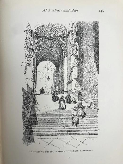 1909年 法国宗教建筑图集 183幅插图 漆布精装16开 商品图7