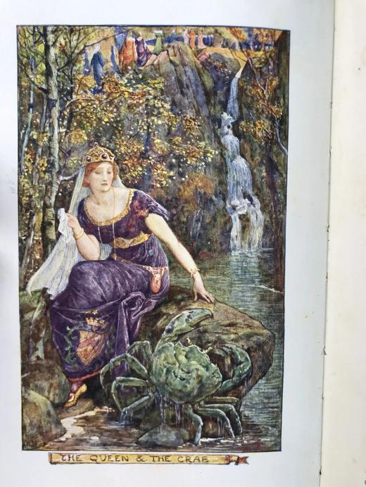 1906年 安德鲁·朗格《橙色童话书》 8幅彩色与大量黑白插图 漆布精装32开 商品图8