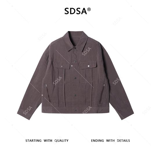 25207SDSA男士秋冬新款痞帅男装设计师明线拉链口袋设计翻领夹克外套 商品图1