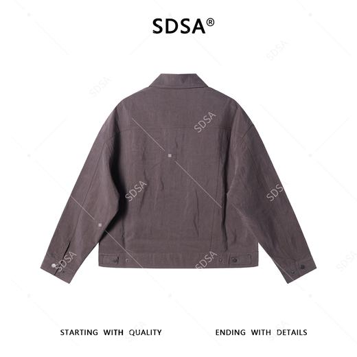 25207SDSA男士秋冬新款痞帅男装设计师明线拉链口袋设计翻领夹克外套 商品图5