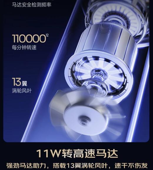 【春上新】10楼松下御光pro负离子家用低噪音智感吹风机  EH-NF71-N  吊牌价799元  活动价559元 商品图8