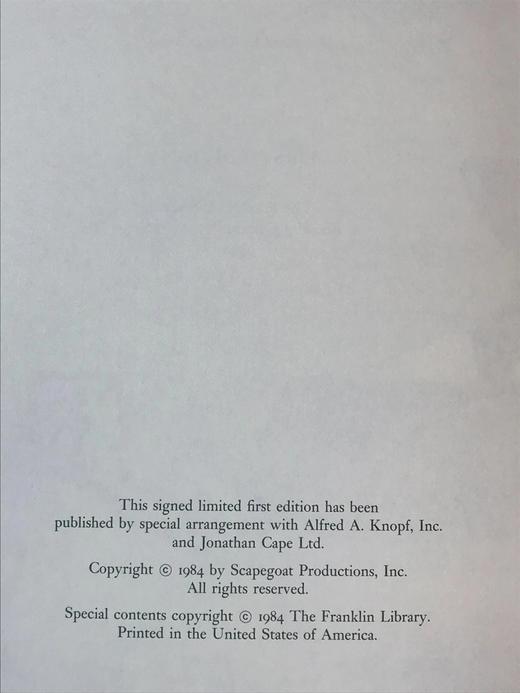 签名首版！约瑟夫・海勒《上帝知道》 配插图 富兰克林图书馆豪华皮装本 商品图4