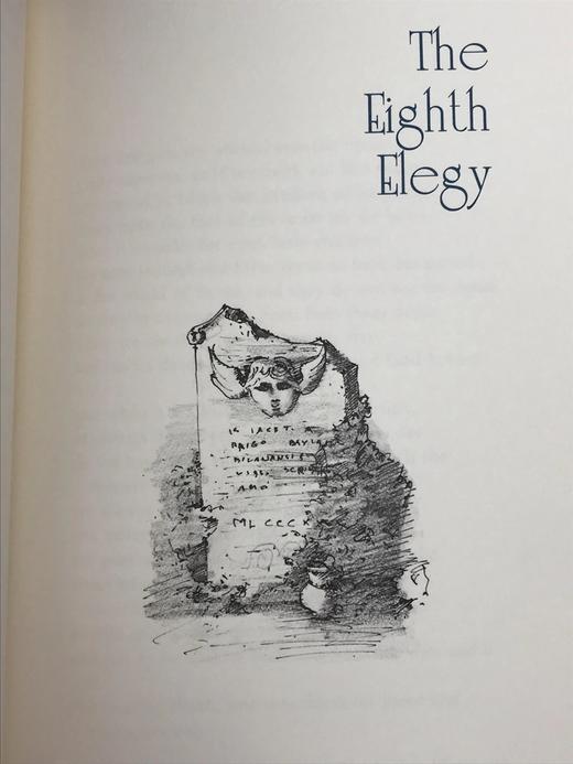 限量版！赖内・马利亚・里尔克《杜伊诺哀歌与致奥尔甫斯的十四行诗》 配插图 富兰克林图书馆豪华皮装本 商品图9