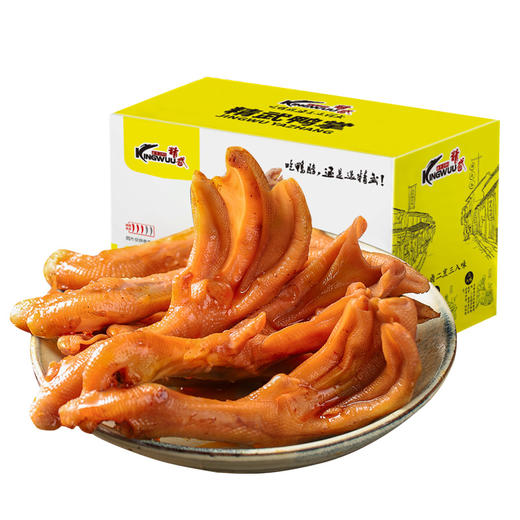 【宜昌助农馆】精武  武汉特色麻辣卤味休闲小吃 鸭脖鸭掌鸭舌鸭腿面筋脆笋 商品图3