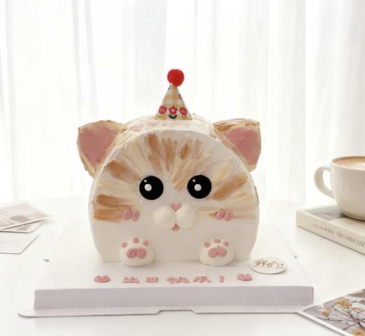 多款式~立体喵星人三花猫卡通蛋糕-低糖处理无添加 商品图3