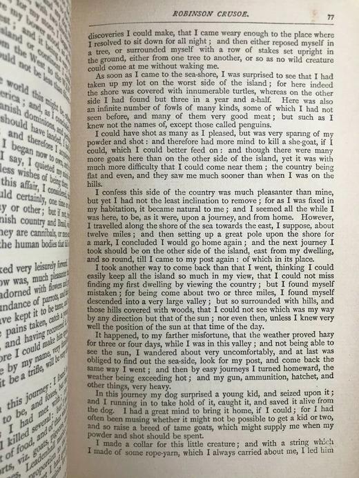 1899年 鲁宾逊漂流记 20幅版画插图 漆布精装大32开 商品图14