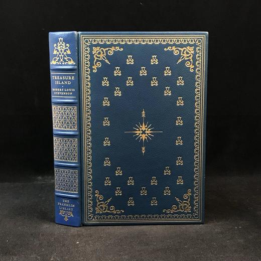 限量版！含藏书票 罗伯特・路易斯・史蒂文森《金银岛》 配插图 富兰克林图书馆豪华皮装本 商品图0