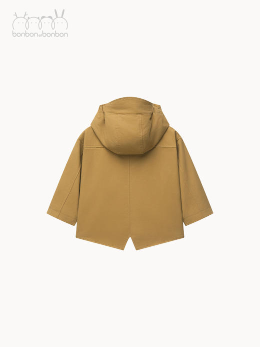 卡其连帽风衣夹克外套 商品图4